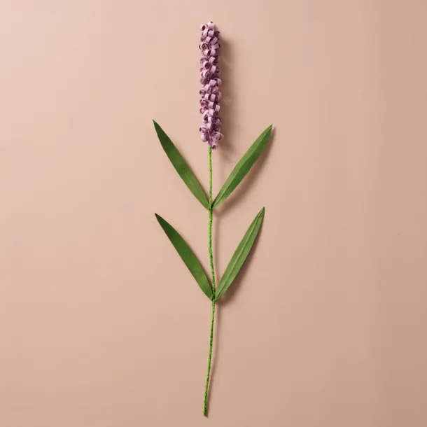 Jute Paper Lilac Flowers - Purple