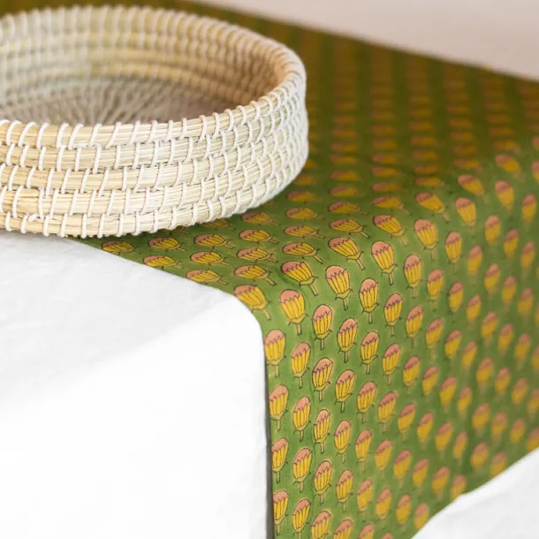 Kamal Kalee Cotton Table Runner