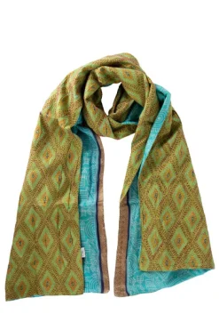 Kantha Silk Scarf