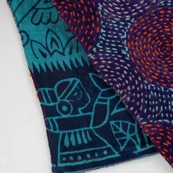 Kantha Silk Scarf