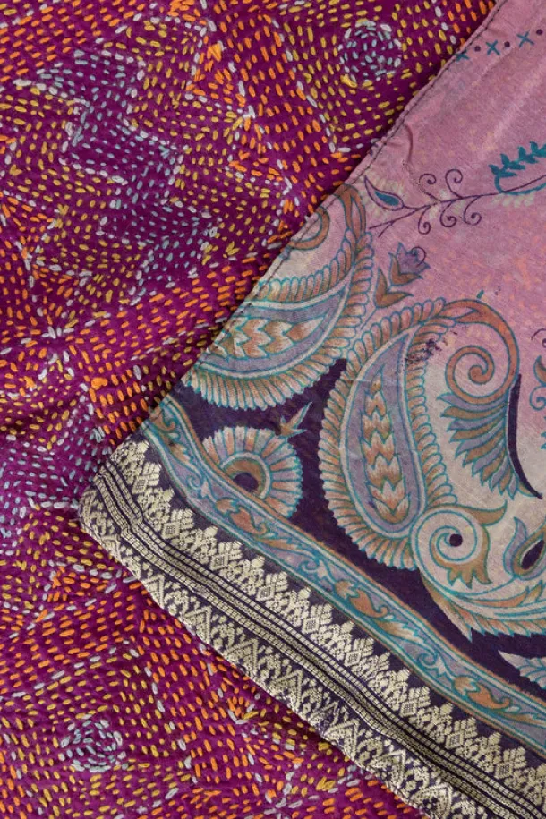 Kantha Silk Scarf