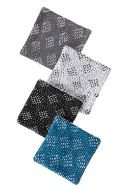 Kantha Stitch Coasters