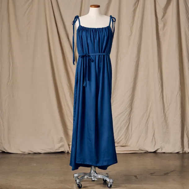 Kanya Blue Cotton Maxi Style Dress