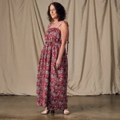 Kanya Floral Cotton Maxi Style Dress