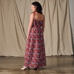 Kanya Floral Cotton Maxi Style Dress
