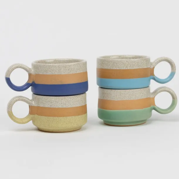 Kaphi Stacking Espresso Mug | Set of 4