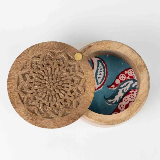 Khazaana Mango Wood Keepsake Box