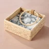 Khejur Woven Palm Leaf Napkin Basket