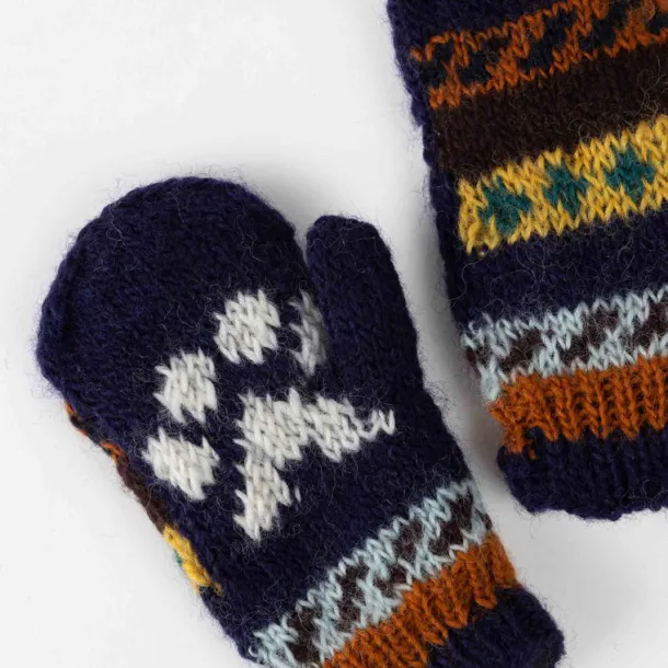 Kids Paw Print Mitts