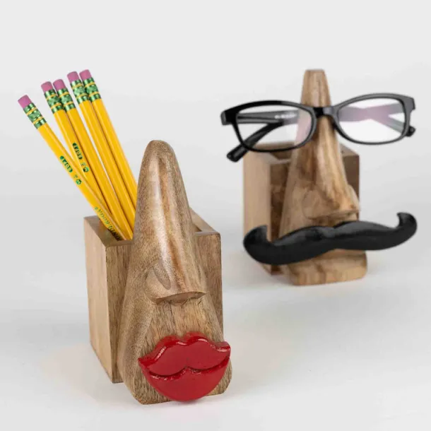 Kissy Face Eyeglass & Pencil Holder