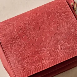 Kohra Embossed Leather Crossbody Bag