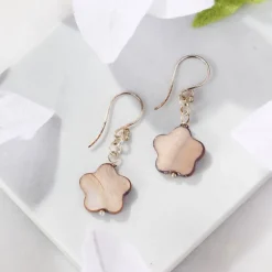 Kudu Mother of Pearl Earrings
