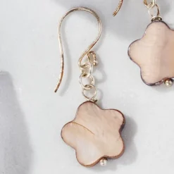 Kudu Mother of Pearl Earrings