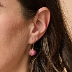 Lavender Seed Earrings