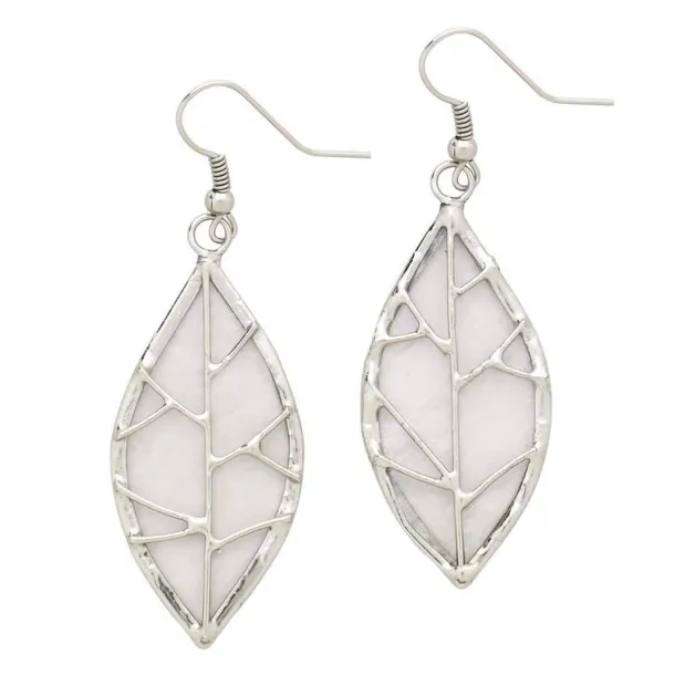 Leaf Capiz Earrings