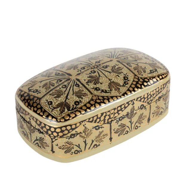 Leaf Motif Trinket Box