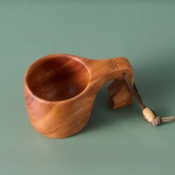 Leather & Neem Wood Kuksa Mug
