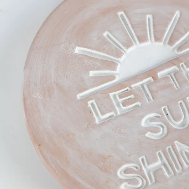 Let the Sun Shine In Garden Plaque