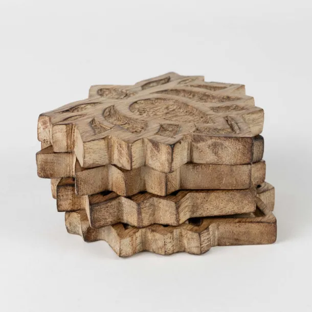 Lotus Blossom Coasters - Set of 4