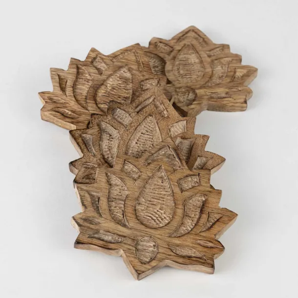 Lotus Blossom Coasters - Set of 4