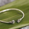 Lotus Cuff Bracelet