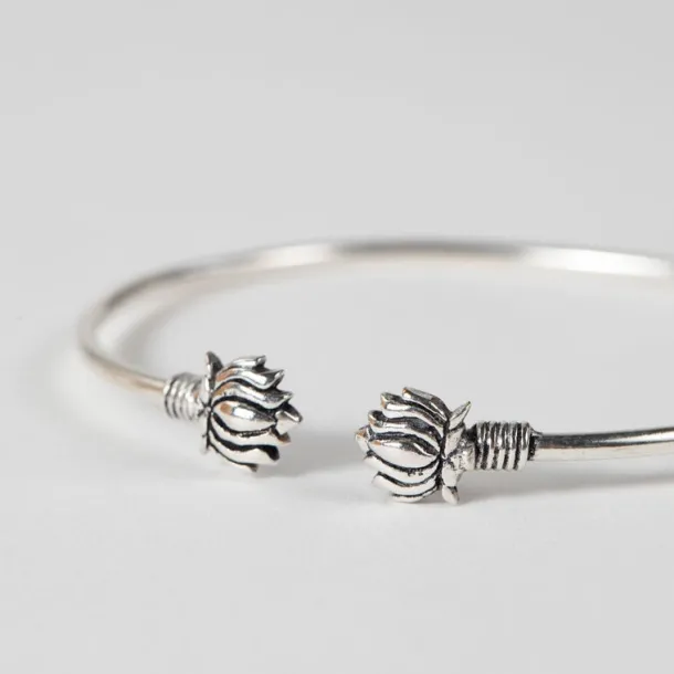 Lotus Cuff Bracelet