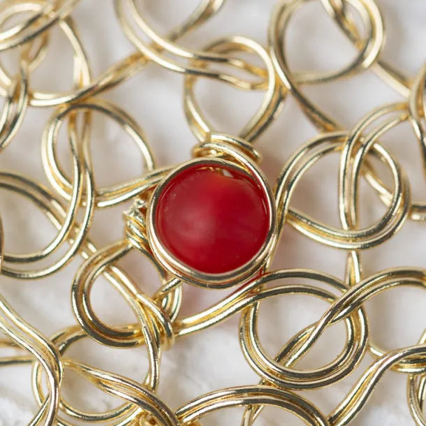 Maanika Filigree Circle Drop Earrings