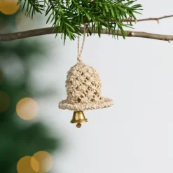 Macrame Bell Ornament