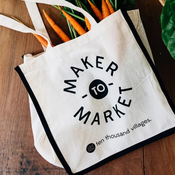 Maker To Market Organic Cotton Reusable Bag