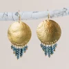Manaka Gold Sun Drop Earrings
