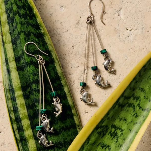 Mancora Dolphin Dangle Earrings