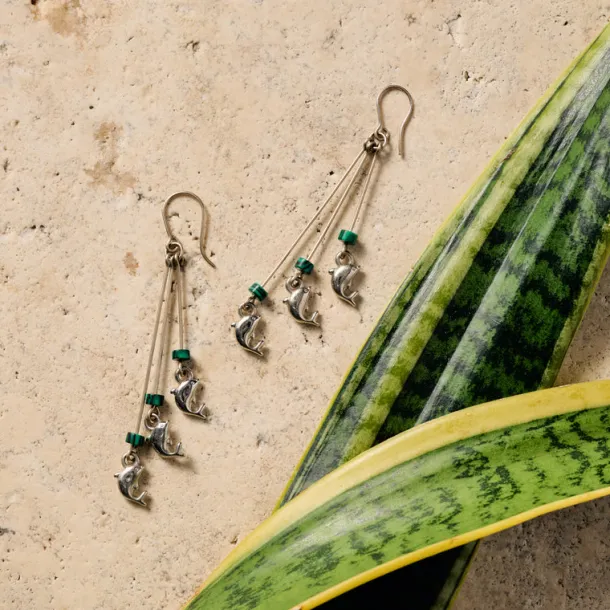 Mancora Dolphin Dangle Earrings