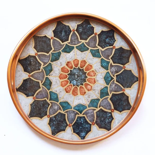 Medieval Reverse Painted Tray