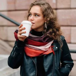 Meera Layered Wool Scarf