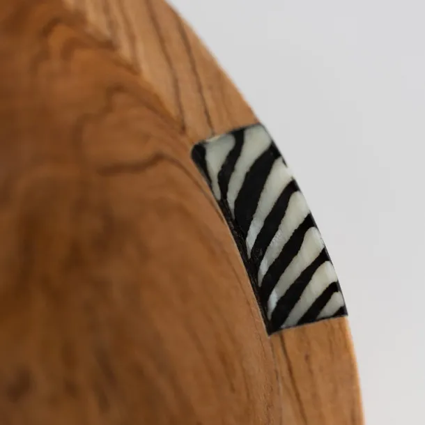 Minimalist Olive Wood Serving Bowl