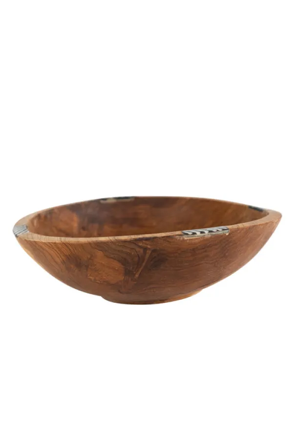 Minimalist Olive Wood Serving Bowl