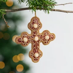 Modern Victorian Satin Ornament