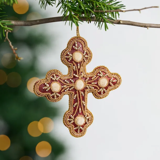 Modern Victorian Satin Ornament