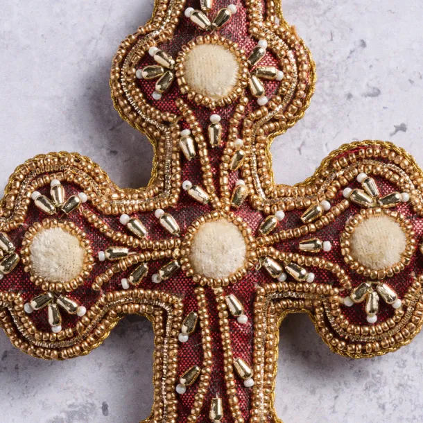 Modern Victorian Satin Ornament