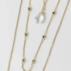 Moonstone Quartz Convertible Necklace
