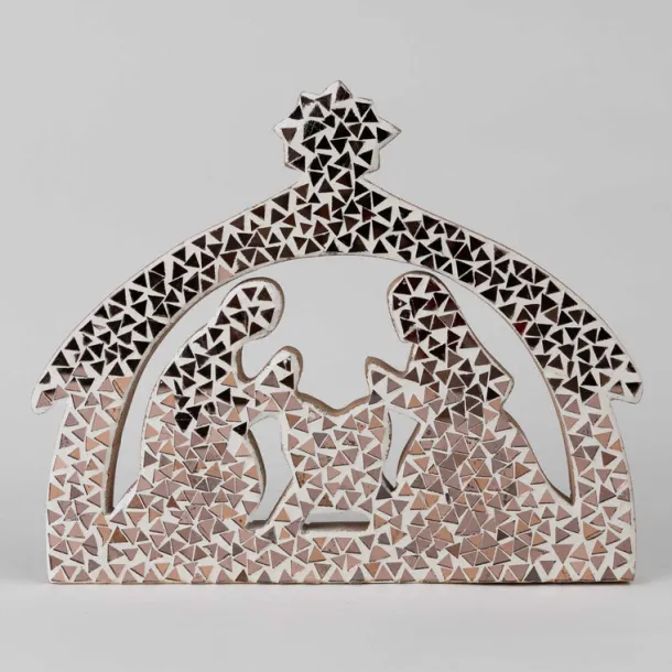 Mosaic Holy Family Nativity