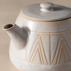 Mountain Peaks Ceramic Tea Pot