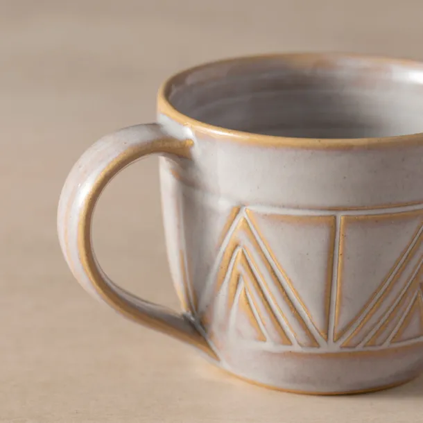 Mountain Peaks Ceramic Tea Cup