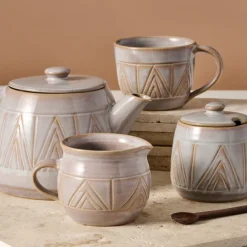 Mountain Peaks Ceramic Tea Pot