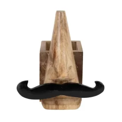 Mustache Eyeglass & Pencil Holder