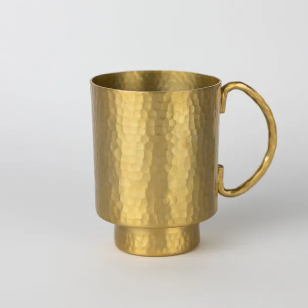 Myul Hammered Brass Mug