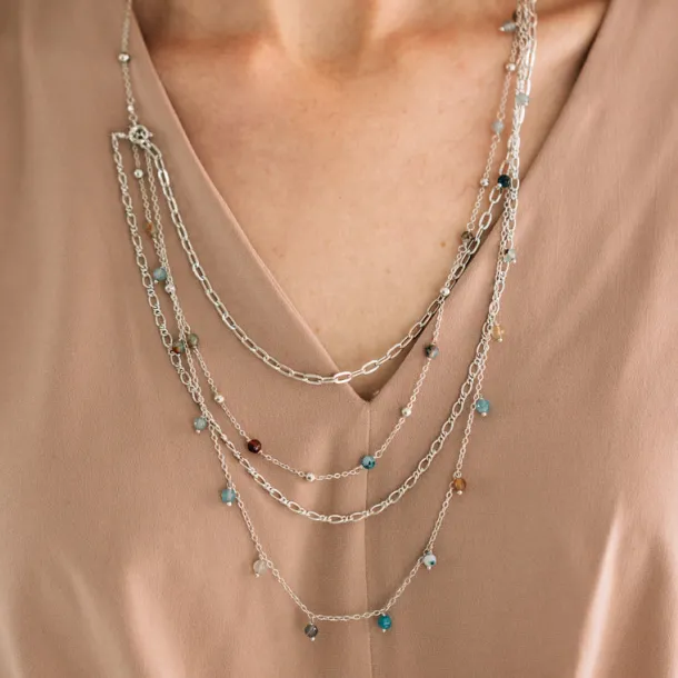 Nanda Layered Beaded Necklace