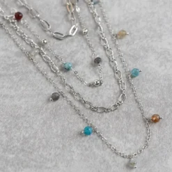 Nanda Layered Beaded Necklace