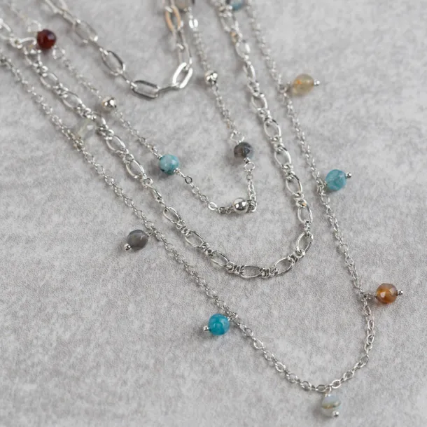 Nanda Layered Beaded Necklace