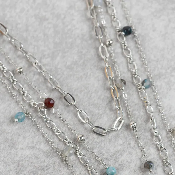 Nanda Layered Beaded Necklace